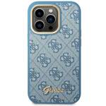 GUESS GUHCP14LHG4SHB IPHONE 14 PRO 6,1" NIEBIESKI/BLUE HARD CASE 4G VINTAGE GOLD LOGO