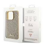 GUESS GUHCP14LPMSDGSD IPHONE 14 PRO 6.1" ZŁOTY/GOLD HARDCASE DISCO METAL SCRIPT