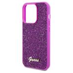 GUESS GUHCP14LPMSDGSF IPHONE 14 PRO 6.1" FUKSJA/FUSCHIA HARDCASE DISCO METAL SCRIPT