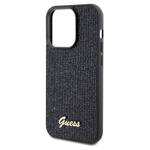 GUESS GUHCP14LPMSDGSK IPHONE 14 PRO 6.1" CZARNY/BLACK HARDCASE DISCO METAL SCRIPT