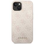 GUESS GUHCP14MG4GFPI IPHONE 14 PLUS / 15 PLUS 6.7" RÓŻOWY/PINK HARD CASE 4G METAL GOLD LOGO