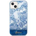 GUESS GUHCP14MHGPLHB IPHONE 14 PLUS / 15 PLUS 6.7" NIEBIESKI/BLUE HARDCASE PORCELAIN COLLECTION