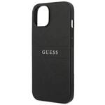 GUESS GUHCP14MPSASBBK IPHONE 14 PLUS / 15 PLUS 6.7" CZARNY/BLACK SAFFIANO STRAP