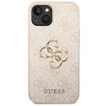 GUESS GUHCP14S4GMGPI IPHONE 14 / 15 / 13 6.1" RÓŻOWY/PINK HARDCASE 4G BIG METAL LOGO