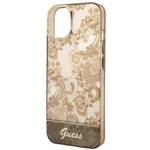 GUESS GUHCP14SHGPLHC IPHONE 14 / 15 / 13 6.1" OCHRE HARDCASE PORCELAIN COLLECTION