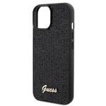 GUESS GUHCP14SPMSDGSK IPHONE 14 / 15 / 13 6.1" CZARNY/BLACK HARDCASE DISCO METAL SCRIPT