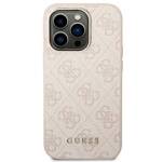 GUESS GUHCP14XG4GFPI IPHONE 14 PRO MAX 6,7" RÓŻOWY/PINK HARD CASE 4G METAL GOLD LOGO