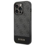 GUESS GUHCP14XG4GLGR IPHONE 14 PRO MAX 6,7" SZARY/GREY HARD CASE 4G STRIPE COLLECTION