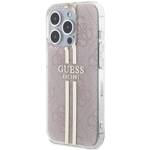 GUESS GUHCP14XH4PSEGP IPHONE 14 PRO MAX 6.7" RÓŻOWY/PINK HARDCASE IML 4G GOLD STRIPE