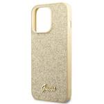 GUESS GUHCP14XHGGSHD IPHONE 14 PRO MAX 6,7" ZŁOTY/GOLD HARD CASE GLITTER SCRIPT