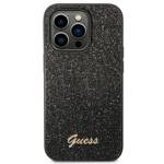 GUESS GUHCP14XHGGSHK IPHONE 14 PRO MAX 6,7" CZARNY/BLACK HARD CASE GLITTER SCRIPT