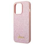 GUESS GUHCP14XHGGSHP IPHONE 14 PRO MAX 6,7" RÓŻOWY/PINK HARD CASE GLITTER SCRIPT