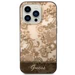 GUESS GUHCP14XHGPLHC IPHONE 14 PRO MAX 6,7" OCHRE HARDCASE PORCELAIN COLLECTION