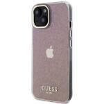 GUESS GUHCP15SHDECMP IPHONE 15 / 14 / 13 6.1" RÓŻOWY/PINK HARDCASE IML FACETED MIRROR DISCO IRIDESCENT