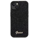 GUESS GUHCP15SPMSDGSK IPHONE 15 / 14 / 13 6.1" CZARNY/BLACK HARDCASE DISCO METAL SCRIPT