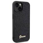 GUESS GUHCP15SPMSDGSK IPHONE 15 / 14 / 13 6.1" CZARNY/BLACK HARDCASE DISCO METAL SCRIPT