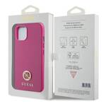 GUESS GUHCP15SPS4DGPP IPHONE 15 / 14 / 13 6.1" RÓŻOWY/PINK HARDCASE STRASS METAL LOGO