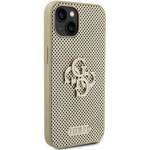 GUESS GUHCP15SPSP4LGD IPHONE 15 / 14 / 13 6.1" ZŁOTY/GOLD HARDCASE PERFORATED 4G GLITTER