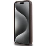 GUESS GUHCP15XG4GLBR IPHONE 15 PRO MAX 6.7" BRĄZOWY/BROWN HARDCASE 4G STRIPE COLLECTION