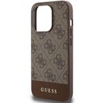 GUESS GUHCP15XG4GLBR IPHONE 15 PRO MAX 6.7" BRĄZOWY/BROWN HARDCASE 4G STRIPE COLLECTION