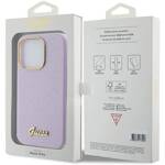 GUESS GUHCP15XPGMCSL IPHONE 15 PRO MAX 6.7" LILIOWY/LILAC HARDCASE GLITTER GLOSSY SCRIPT