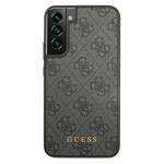 GUESS GUHCS22SG4GFGR S22 S901 SZARY/GREY HARD CASE 4G METAL GOLD LOGO