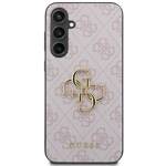 GUESS GUHCS23FE4GMGPI S711 S23 FE RÓŻOWY/PINK HARDCASE 4G BIG METAL LOGO