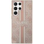 GUESS GUHCS23LP4RPSP S23 ULTRA S918 RÓŻOWY/PINK HARDCASE 4G PRINTED STRIPE