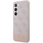 GUESS GUHCS23MG4GLPI S23+ S916 RÓŻOWY/PINK HARD CASE 4G STRIPE COLLECTION