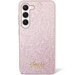 GUESS GUHCS23MHGGSHP S23+ S916 RÓŻOWY/PINK HARD CASE GLITTER SCRIPT