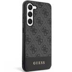 GUESS GUHCS24MG4GLGR S24+ S926 CZARNY/BLACK HARDCASE 4G STRIPE COLLECTION