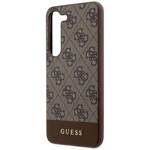 GUESS GUHCS24SG4GLBR S24 S921 BRĄZOWY/BROWN HARDCASE 4G STRIPE COLLECTION