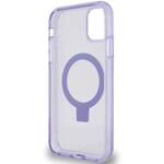 GUESS GUHMN61HRSGSU IPHONE 11 / XR 6.1" FIOLETOWY/PURPLE HARDCASE RING STAND SCRIPT GLITTER MAGSAFE