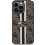 GUESS GUHMP13LP4RPSW IPHONE 13 PRO / 13 6.1" BRĄZOWY/BROWN HARDCASE 4G PRINTED STRIPES MAGSAFE