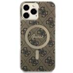 GUESS GUHMP13XH4STW IPHONE 13 PRO MAX 6.7" BRĄZOWY/BROWN HARDCASE 4G MAGSAFE