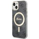 GUESS GUHMP14MH4STK IPHONE 14 PLUS / 15 PLUS 6.7" CZARNY/BLACK HARDCASE 4G MAGSAFE