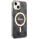 GUESS GUHMP14MH4STK IPHONE 14 PLUS / 15 PLUS 6.7" CZARNY/BLACK HARDCASE 4G MAGSAFE