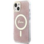 GUESS GUHMP14MH4STP IPHONE 14 PLUS / 15 PLUS 6.7" RÓŻOWY/PINK HARDCASE 4G MAGSAFE