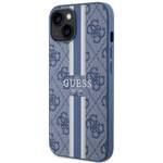 GUESS GUHMP14MP4RPSB IPHONE 14 PLUS / 15 PLUS 6.7" NIEBIESKI/BLUE HARDCASE 4G PRINTED STRIPES MAGSAFE