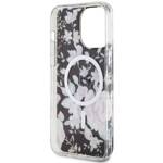 GUESS GUHMP14XHCFWSK IPHONE 14 PRO MAX 6.7" CZARNY/BLACK HARDCASE FLOWER MAGSAFE