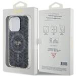 GUESS GUHMP15LHGCUSTGK IPHONE 15 PRO 6.1" CZARNY/BLACK HARDCASE IML GCUBE MAGSAFE