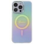 GUESS GUHMP15LHITSQ IPHONE 15 PRO 6.1" TURKUSOWY/TURQUOISE HARDCASE IML IRIDESCENT MAGSAFE