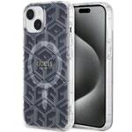 GUESS GUHMP15MHGCUSTGK IPHONE 15 PLUS / 14 PLUS 6.7" CZARNY/BLACK HARDCASE IML GCUBE MAGSAFE