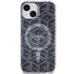 GUESS GUHMP15MHGCUSTGK IPHONE 15 PLUS / 14 PLUS 6.7" CZARNY/BLACK HARDCASE IML GCUBE MAGSAFE