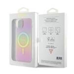 GUESS GUHMP15MHITSP IPHONE 15 PLUS / 14 PLUS 6.7" RÓŻOWY/PINK HARDCASE IML IRIDESCENT MAGSAFE