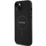 GUESS GUHMP15SPSAHMCK IPHONE 15 / 14 / 13 6.1" CZARNY/BLACK HARDCASE SAFFIANO MAGSAFE