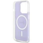 GUESS GUHMP15XHITSU IPHONE 15 PRO MAX 6.7" FIOLETOWY/PURPLE HARDCASE IML IRIDESCENT MAGSAFE