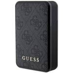 GUESS POWERBANK 18W GUPB10DP4GEGK 10000MAH CZARNY/BLACK 4G LEATHER METAL LOGO