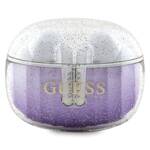 GUESS SŁUCHAWKI BLUETOOTH GUTWSHDGKEEU TWS + STACJA DOKUJĄCA FIOLETOWY/PURPLE GLITTER GRADIENT