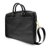 GUESS TORBA GUCB15PUSASBK 16" CZARNY/BLACK SAFFIANO SCRIPT